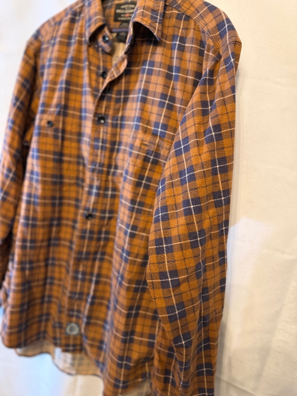 Men's Polo RL Flannel Button Down Shirt (M)